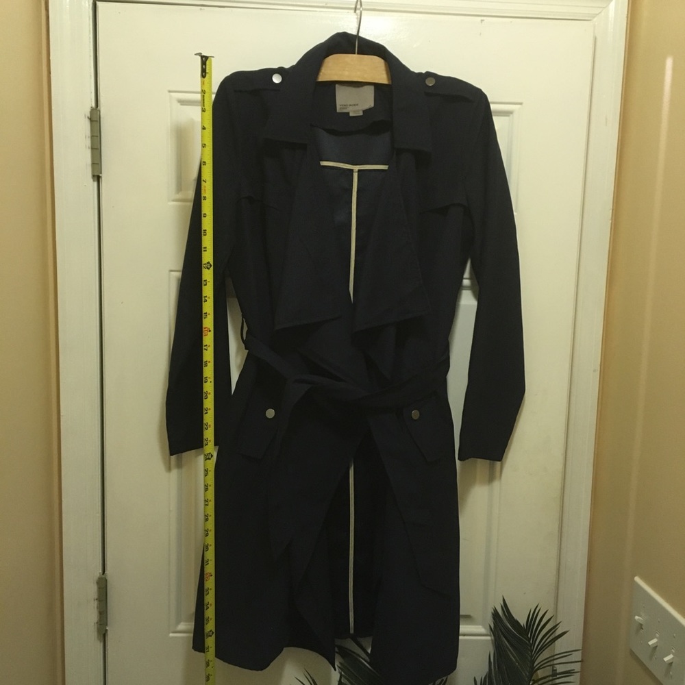 Vero Moda Jacket Belted Dark Blue Wrap Medium - Picture 6 of 8